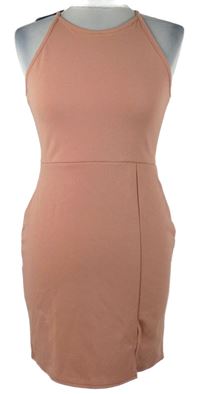 Nové - Dámske ružové púzdrové šaty MissGuided