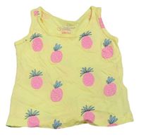 Žlutý top s ananasy Primark
