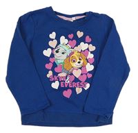 Modrá mikina s Paw Patrol Nickelodeon