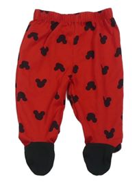 Červeno-černé polodupky s Mickey Mousem Disney