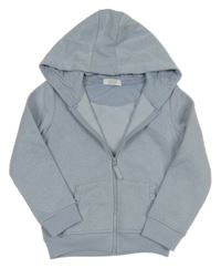 Světlemodrá propínací mikina s kapucí Primark