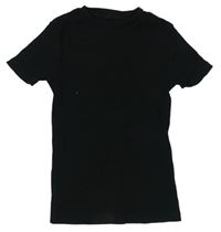 Čierne rebrované tričko zn. Next