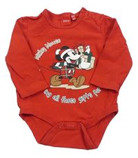 Červené body s Mickeym zn. Disney