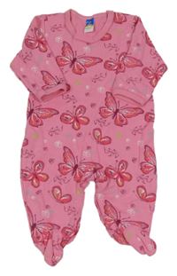 Ružový overal s motýly Topolino