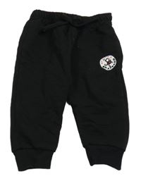 Čierne tepláky s potlačou