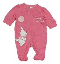 Růžový puntíkatý overal s Púem C&A