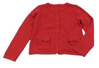 Červený prepínaci sveter s vreckami George