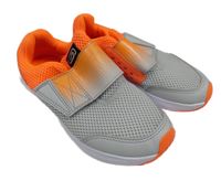 Šedo-oranžové textilní běžecké boty Kalenji vel. 32