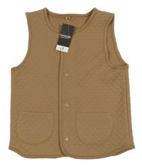 Nové - Hnedá prešívaná vesta George