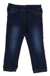 Tmavomodré džegíny topolino