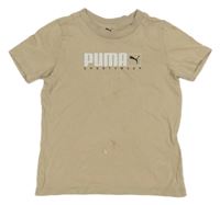Béžové tričko Puma
