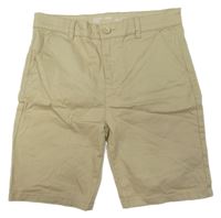 Béžové plátenné chino kraťasy Denim Co.