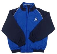Modro-tmavomodrá šušťáková športová bunda LCS