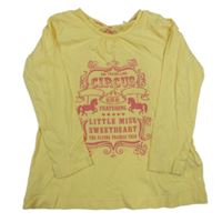 Žlté tričko s cirkusem Lupilu