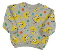 Sivá mikina s medvídky Pudsey George