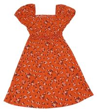 Červené kvetované šaty Primark