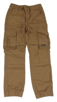 Béžové cargo cuff rifle Tu