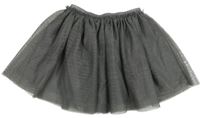Sivá trblietavá tylová sukňa H&M