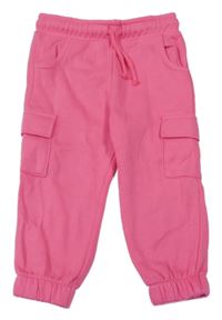Ružové cargo cuff tepláky F&F
