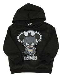 Čierna mikina s Batmanem a kapucňou Sinsay