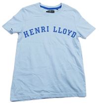 Svetlomodré tričko s logom Henri Lloyd
