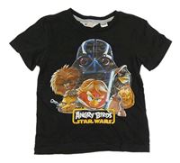 Červené tričko se Star Wars a ANGRY BIRDS H&M