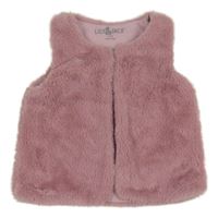 Ružová kožušinová podšitá vesta Lily&Jack