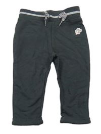 Černošedé chino tepláky se čtyřlístkem Dirkje 