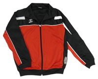 Čierno-červená prepínaci športová mikina s logom MASITA