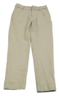 Béžové slavnostní kalhoty ZARA