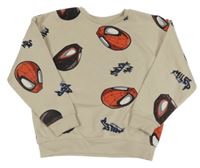 Béžová mikina so Spider-many PRIMARK