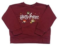 Vínová mikina s potiskem - Harry Potter Primark