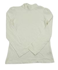 Nové - Smetanové triko se stojáčkem Dunnes