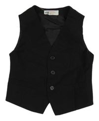 Černá slavnostní vesta H&M