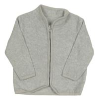 Svetlosivá melírovaná fleecová prepínaci mikina Matalan