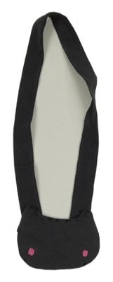 Antracitová kabelka s mačkou