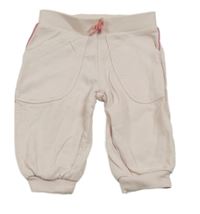 Svetloružové tepláky s pruhom C&A