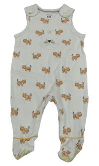 Bílé dupačky s tigrami C&A