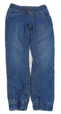 Modré zateplené jogger cuff rifle C&A