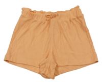 Oranžové rebrované kraťasy Yigga