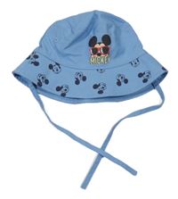 Modrý plátenný klobúk s Mickeym Disney