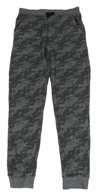 Šedo-černé army tepláky M&S