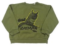 Khaki mikina s Batmanem H&M