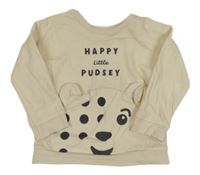 Smotanové tričko s Pudsey a nápisom George