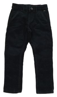 Tmavomodré skinny manšestráky ovs