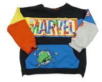 Čierno-farebná mikina s Marvel Tu
