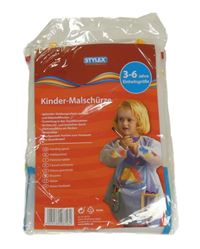 Nové - bílo-barevná pracovní zástěra 