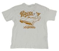 Nové - bílé tričko s autem 