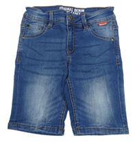 Tmavomodré riflové kraťasy 