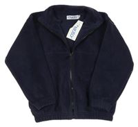 Nové - tmavomodrá fleecová prepínaci mikina Chantry